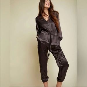 Nation Ltd Salma satin jumpsuit, NWT, size xs
